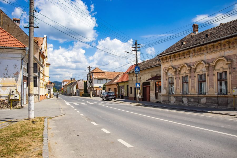 Székelykeresztúri utcarészlet